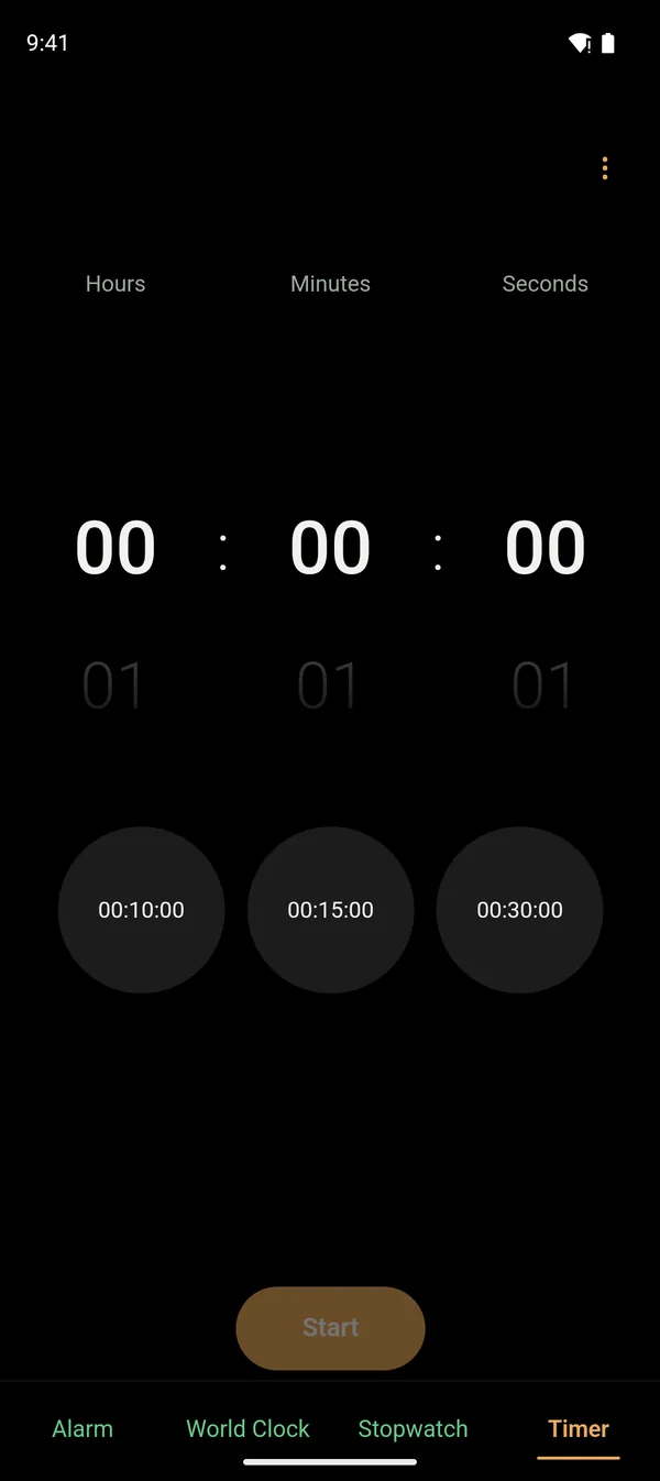 Clock — Timer