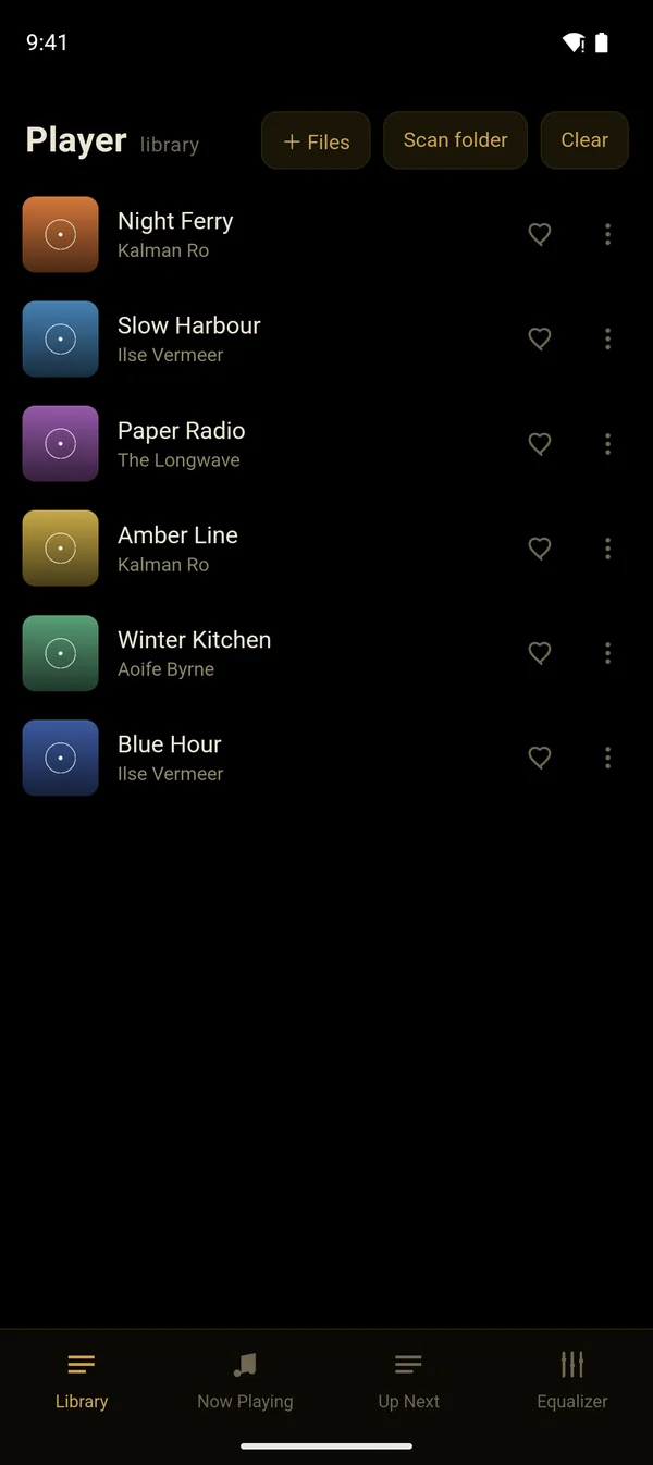 Player — Your own files, your own folder